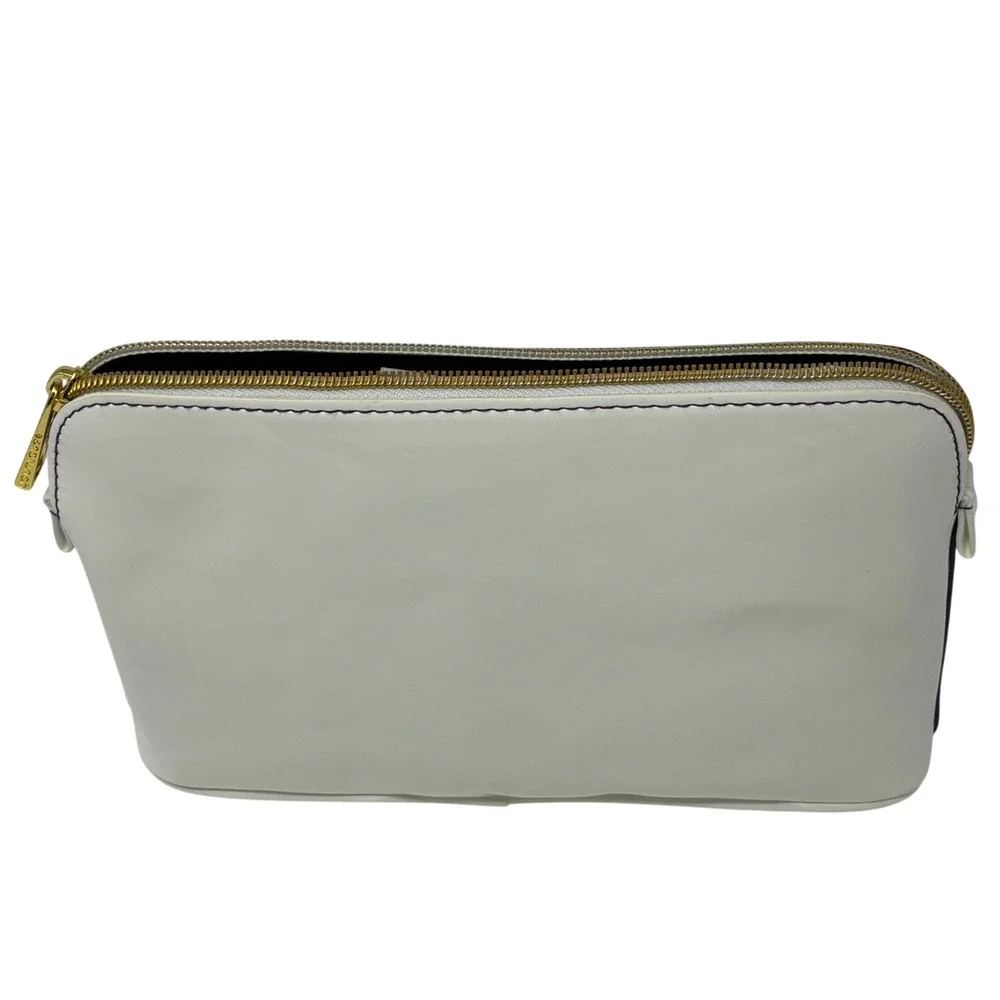 Younique 7th Anniversary Makeup Bag Purple White Cosmetic Pouch NEW